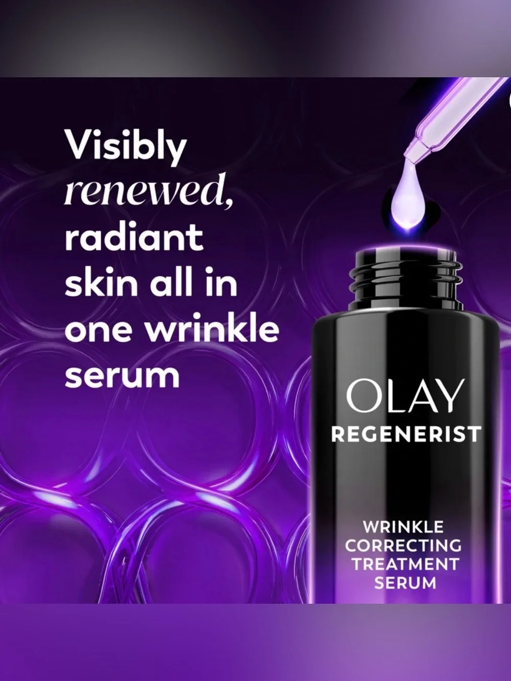 OLAY Regenerist Wrinkle Correcting Treatment Serum 1oz Fragrance Free ProRetinol